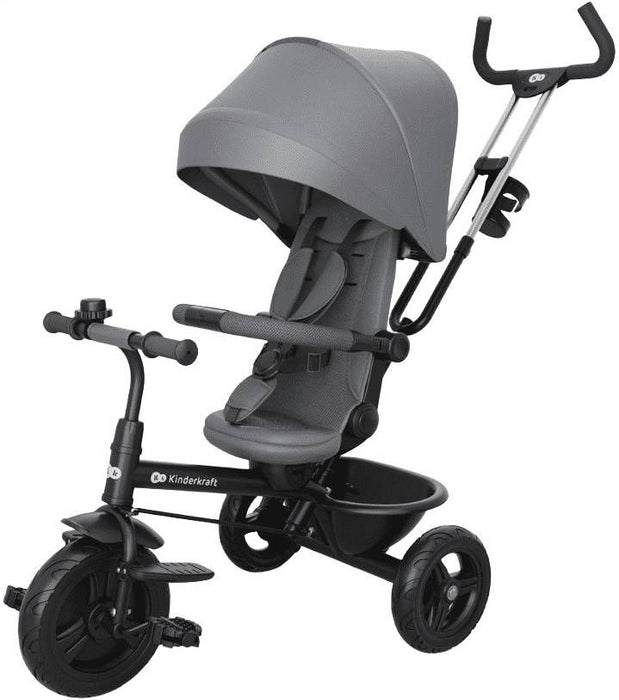 Триколка KinderKraft - Aston 2 Plus, Grey