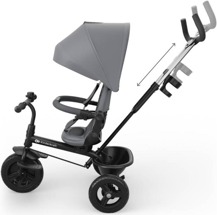 Триколка KinderKraft - Aston 2 Plus, Grey