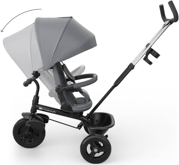 Триколка KinderKraft - Aston 2 Plus, Grey