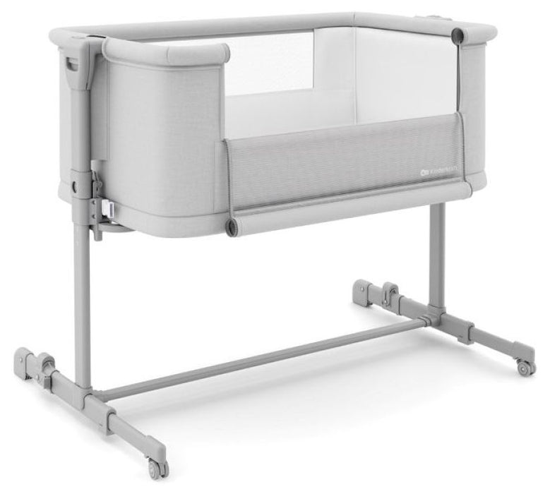 Бебешка кошара KinderKraft - Nestee Grow 2, Light Grey