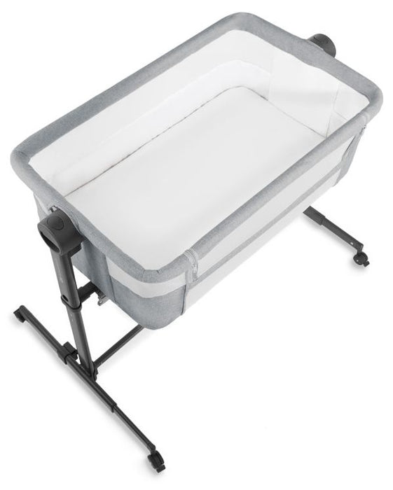 Бебешка кошара KinderKraft - Nestee Grow 2, Light Grey