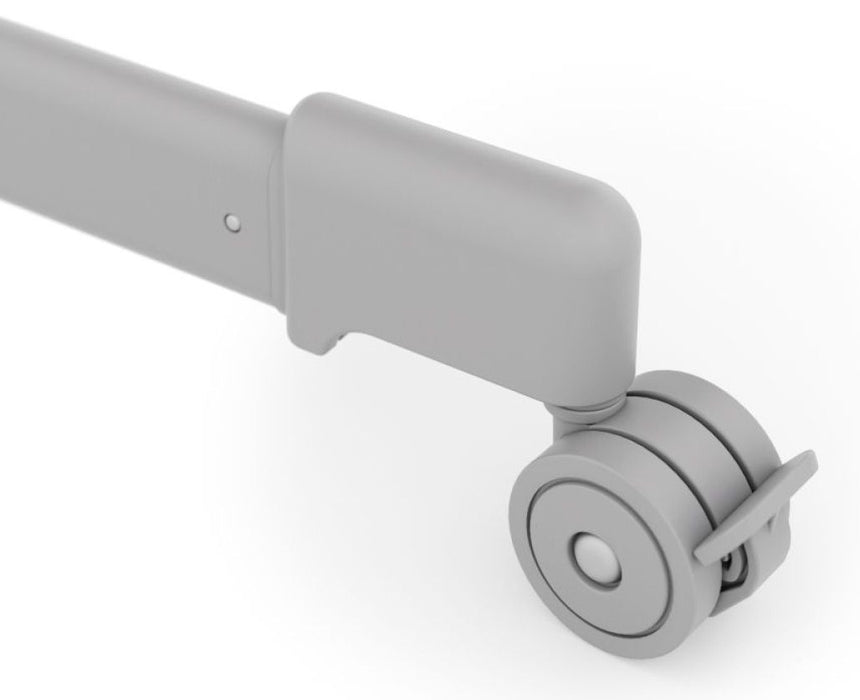 Бебешка кошара KinderKraft - Nestee Grow 2, Light Grey