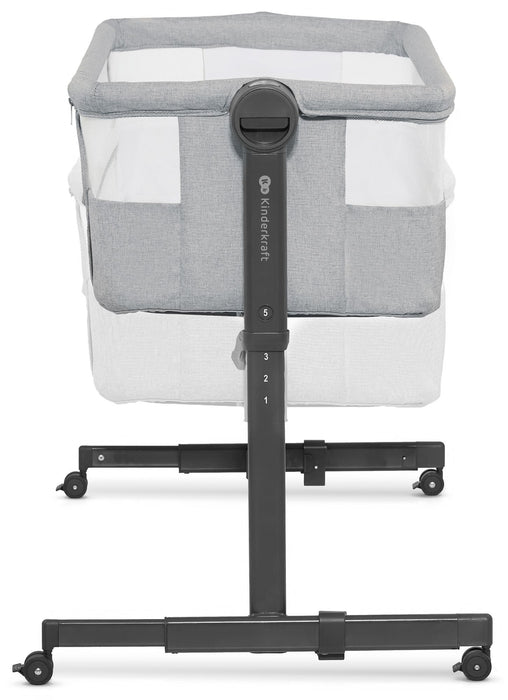 Бебешка кошара KinderKraft - Nestee UP 2, Grey