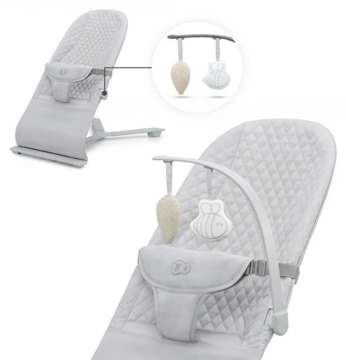 Бебешки шезлонг KinderKraft - Mimi, Light Grey