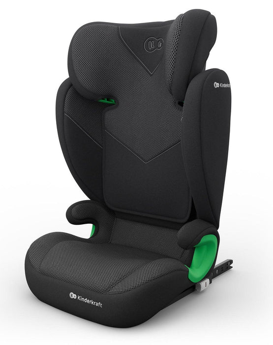 Стол за кола Kinderkraft - Junior Fix 2 Plus, IsoFix, i-Size, 100-150 cm, Black