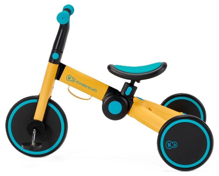 Триколка 3 в 1 KinderКraft - 4trike, Yellow