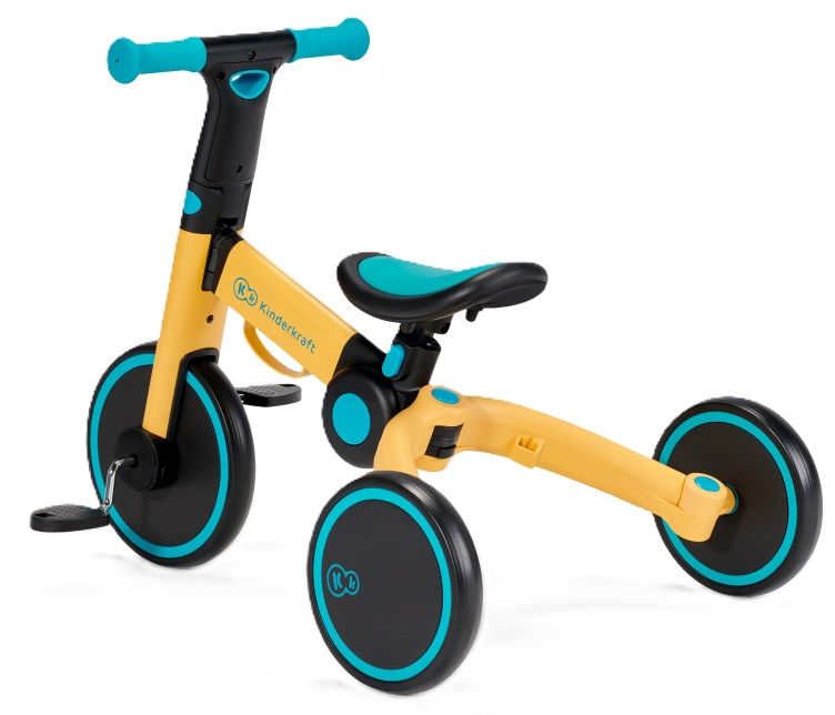 Триколка 3 в 1 KinderКraft - 4trike, Yellow