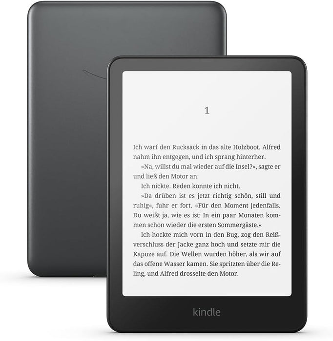 Четец за електронни книги Amazon Kindle Paperwhite Signature Edition Сензорен екран 32 GB Wi-Fi Черен, Металик