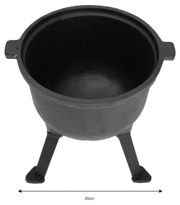 Чугунен ловджийски котел с капак Kinghoff - KH 2231, 4 l, черен