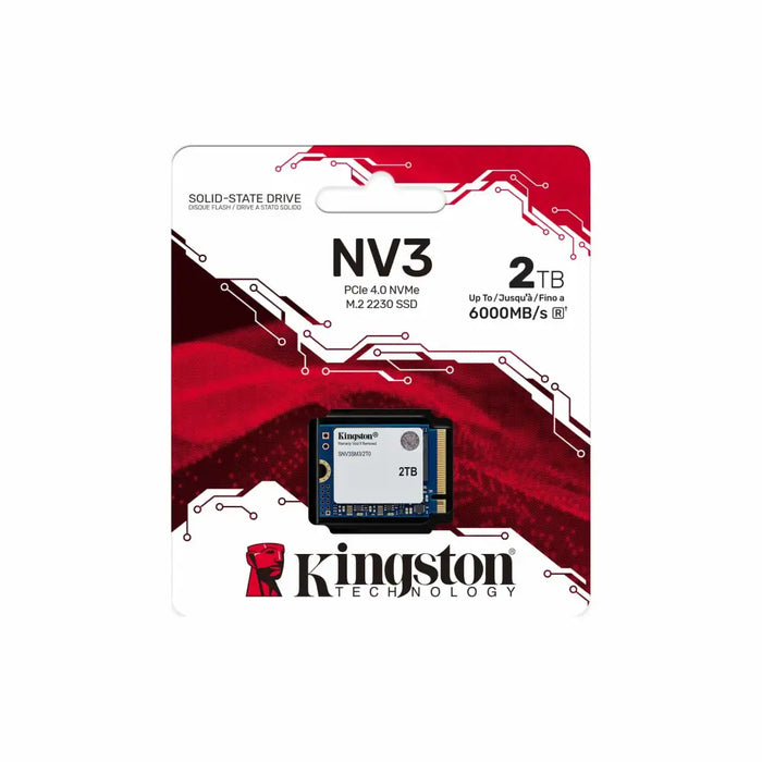 KINGSTON 2000GB NV3 M.2 2230 PCIe 4.0 NVMe SSD
