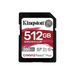 KINGSTON 512GB Canvas React Plus SDXC UHS-II 280R/150W U3