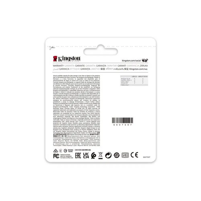 KINGSTON 64GB USB3.2 Gen 1 DataTraveler Exodia M Черен