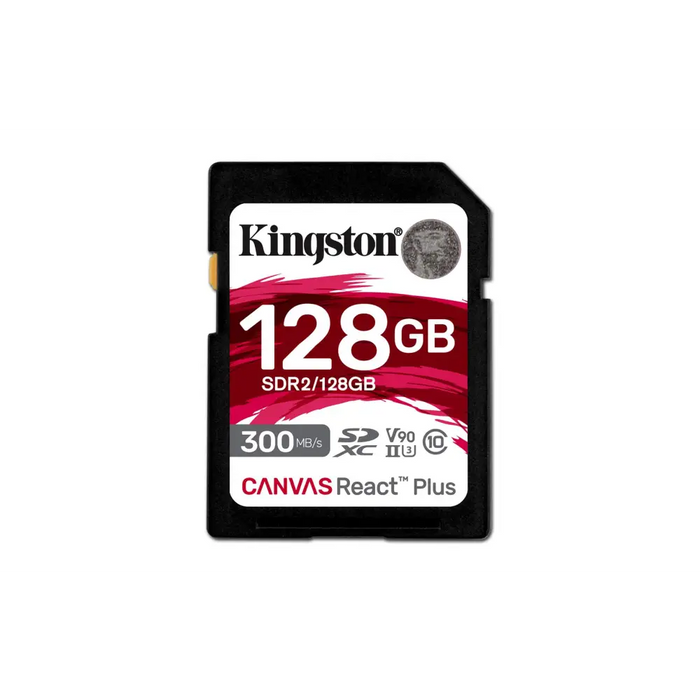 Kingston Technology 128GB Canvas React Plus SDXC UHS-II
