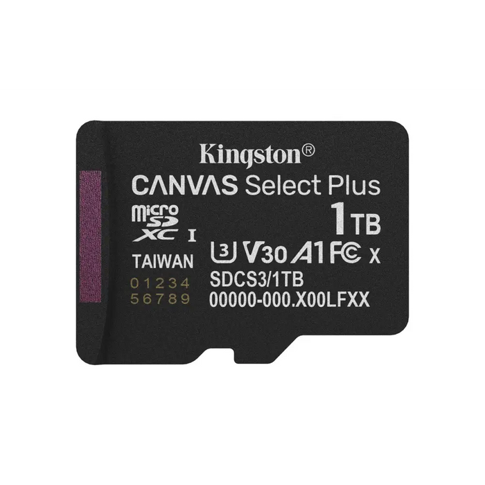 Kingston Technology 1TB micSDXC Canvas Select Plus Gen3