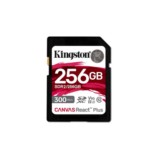 Kingston Technology 256GB Canvas React Plus SDXC UHS-II