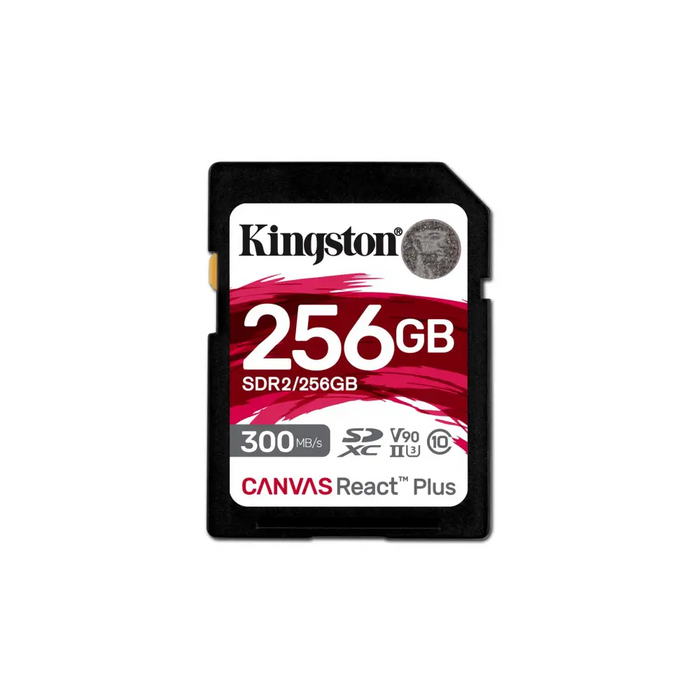 Kingston Technology 256GB Canvas React Plus SDXC UHS-II