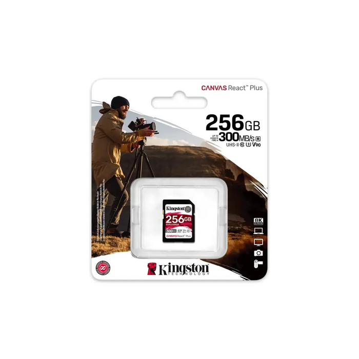 Kingston Technology 256GB Canvas React Plus SDXC UHS-II