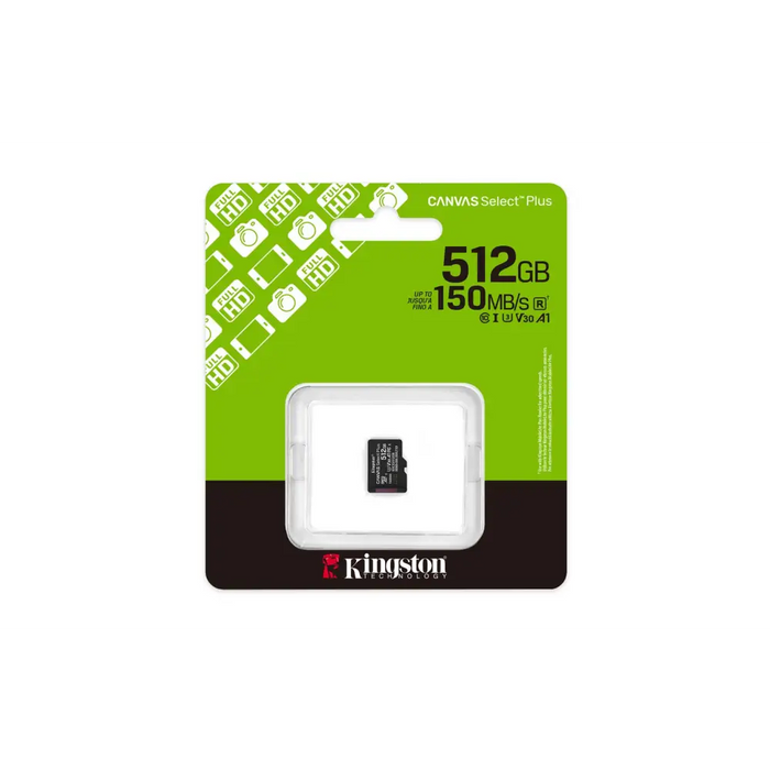 Kingston Technology 512GB micSDXC Canvas Select Plus Gen3