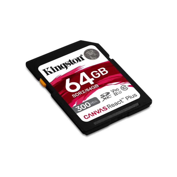 Kingston Technology 64GB Canvas React Plus SDXC UHS-II