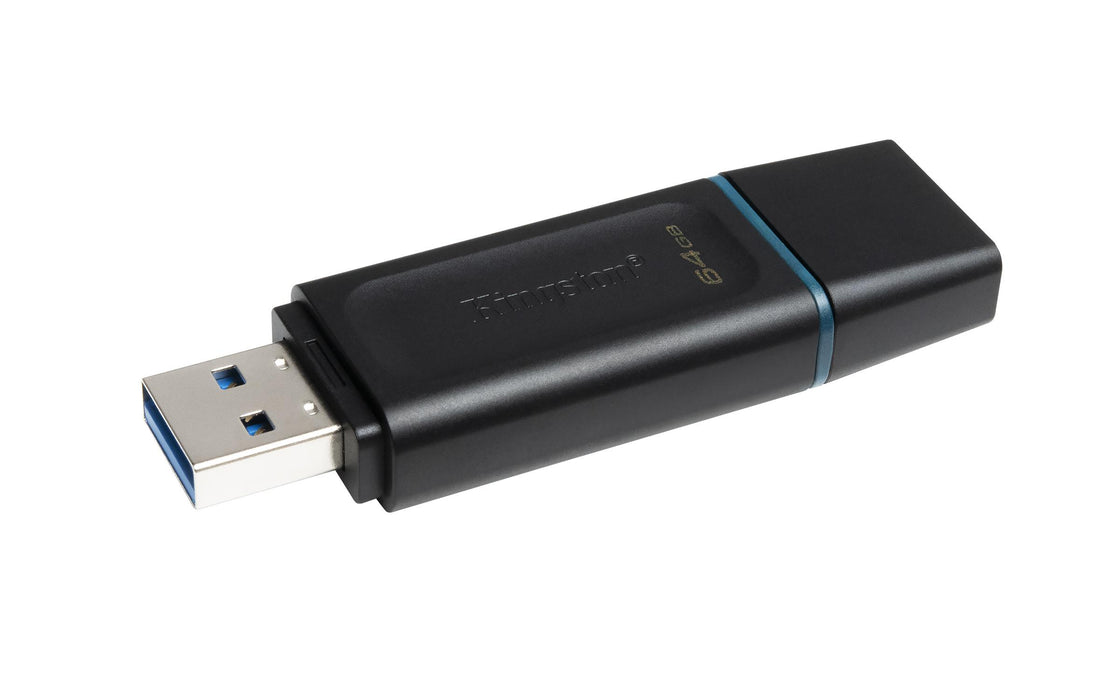 USB Flash Drive KINGSTON 64GB USB3.2 Gen1 DataTraveler Exodia Black + Teal