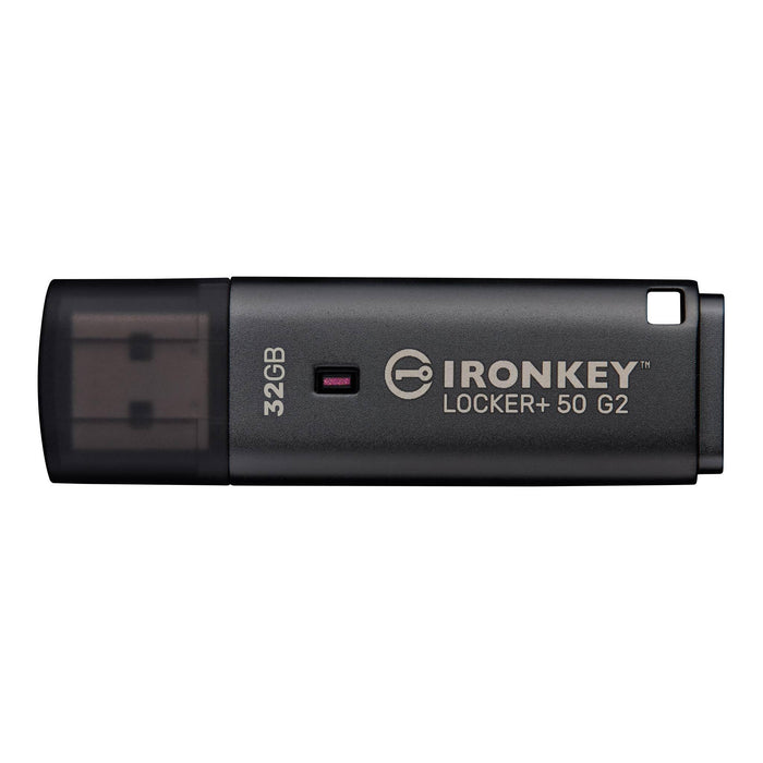 USB памет KINGSTON IronKey Locker+ 50 G2 - 32GB, XTS-AES 256-bit