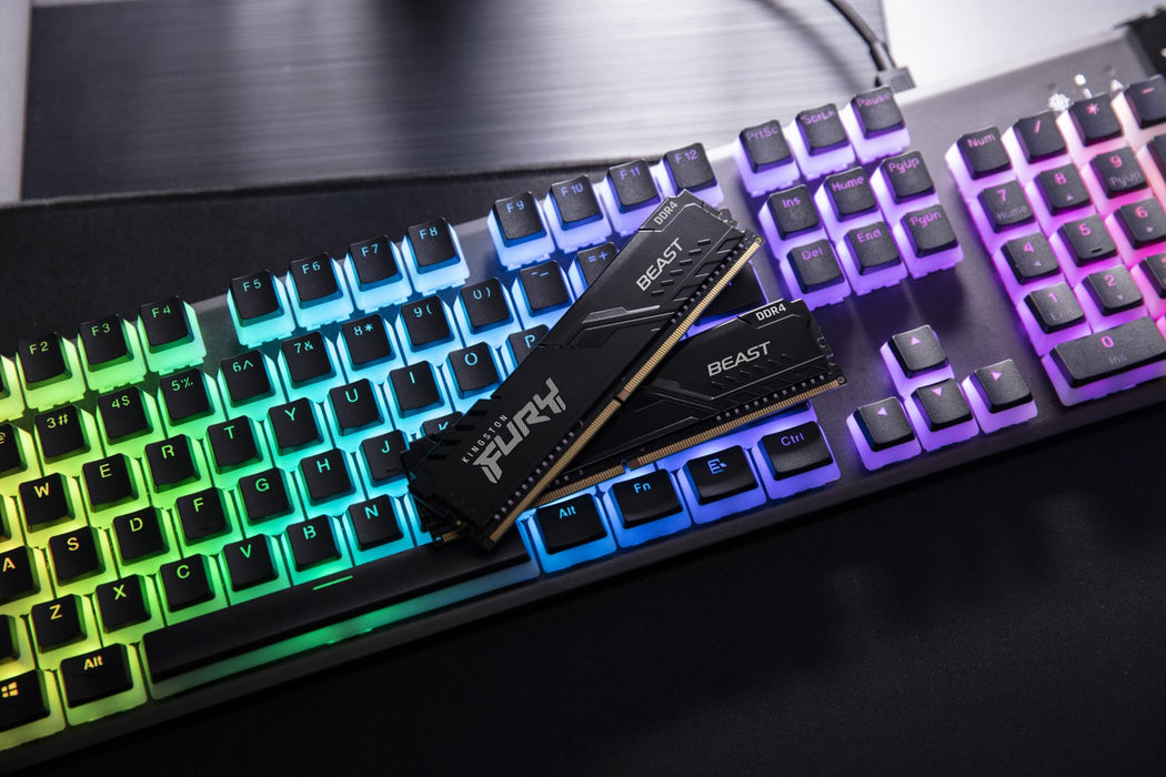 Kingston Technology FURY Beast 16GB 3200MT/s DDR4 CL16 DIMM (комплект от 2) черен