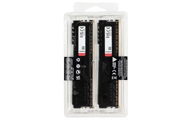 Kingston Technology FURY Beast 16GB 3200MT/s DDR4 CL16 DIMM (комплект от 2) черен