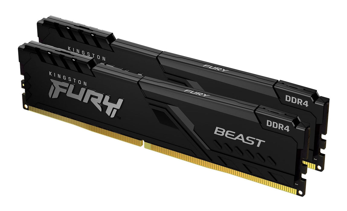 Kingston Technology FURY Beast 16GB 3200MT/s DDR4 CL16 DIMM (комплект от 2) черен