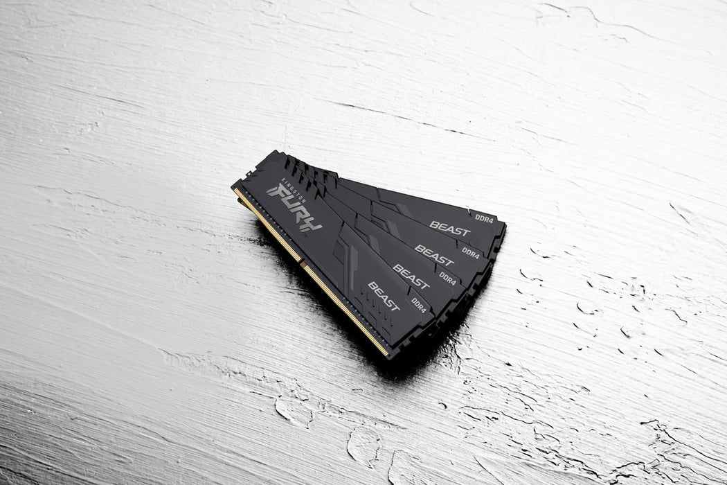 Kingston Technology FURY Beast 16GB 3200MT/s DDR4 CL16 DIMM (комплект от 2) черен