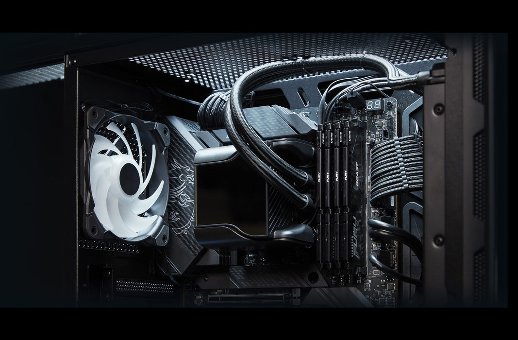 Kingston Technology FURY Beast 32GB 5200MT/s DDR5 CL40 DIMM черен