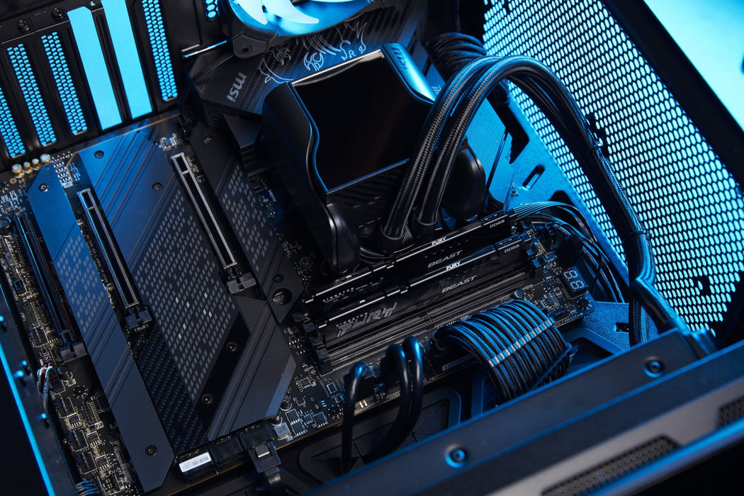 Kingston Technology FURY Beast 32GB 5200MT/s DDR5 CL40 DIMM черен