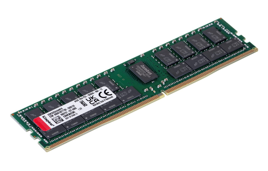 Памет Kingston RDIMM 64GB DDR4 2Rx4 Micron F Rambus 3200MHz PC4-25600 KSM32RD4/64MFR