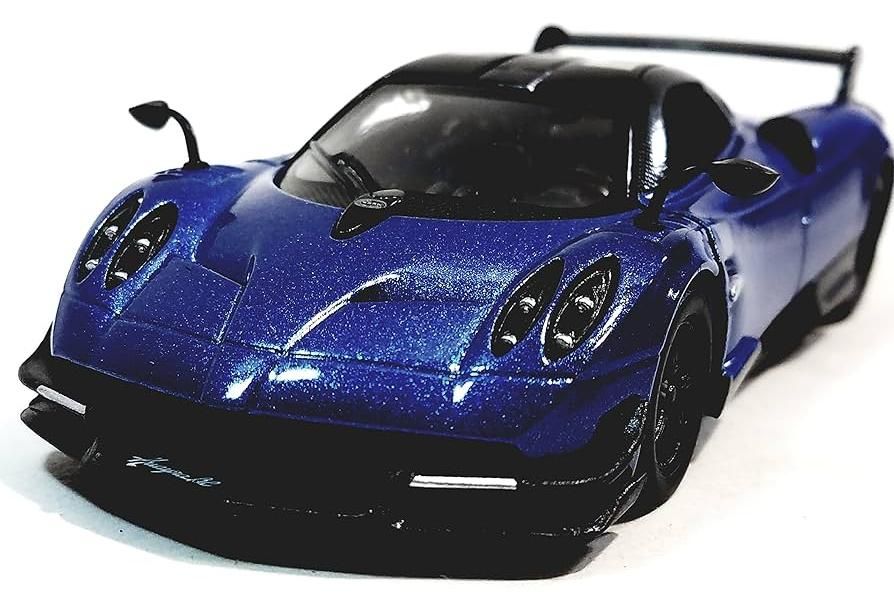 Метална количка Kinsmart - 2016 Pagani Huayra BC, 1:38, синя