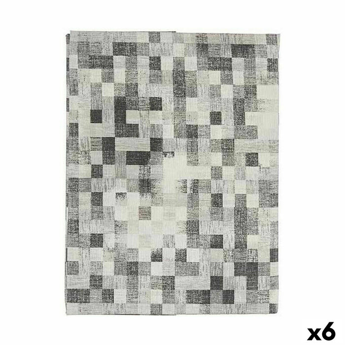 Устойчива на петна покривка Kinvara Сив Брезент Продукт против петна Картини 140 x 180 cm (6 броя)