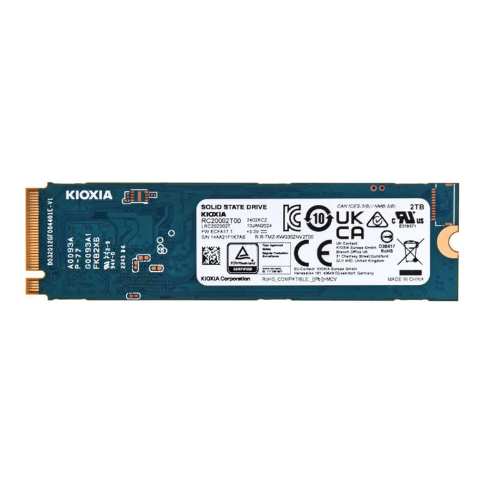 Kioxia EXCERIA G2 M.2 2 TB PCI Express 3.1a BiCS FLASH TLC