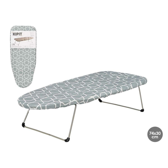 Дъска за гладене Kipit Бял Сив Метал Плат Геометричен Настолна (6 броя)