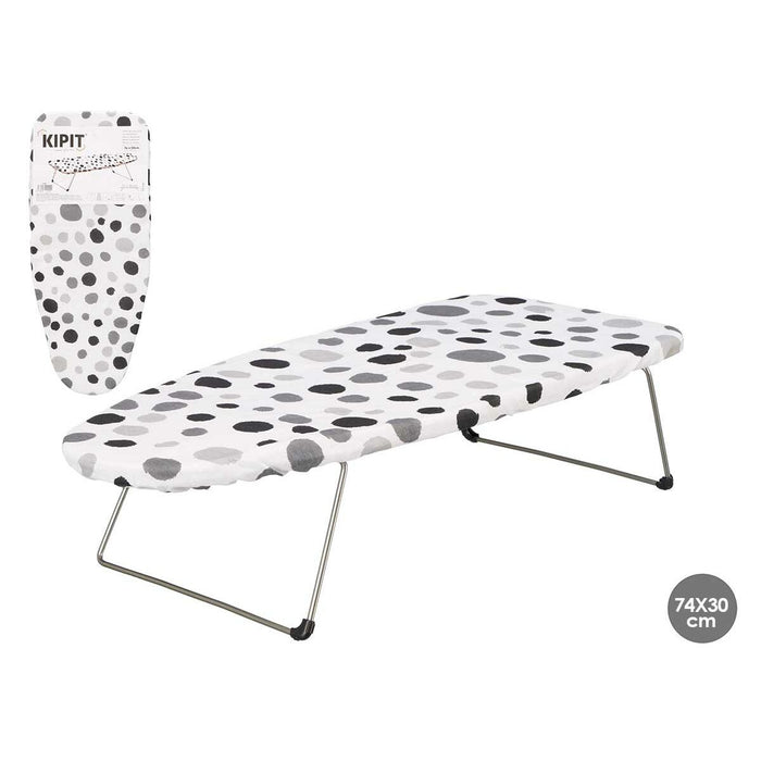 Дъска за гладене Kipit Бял Черен Метал Плат Точки Настолна (6 броя)