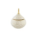 Китайска ваза DKD Home Decor Бял Златен Порцелан