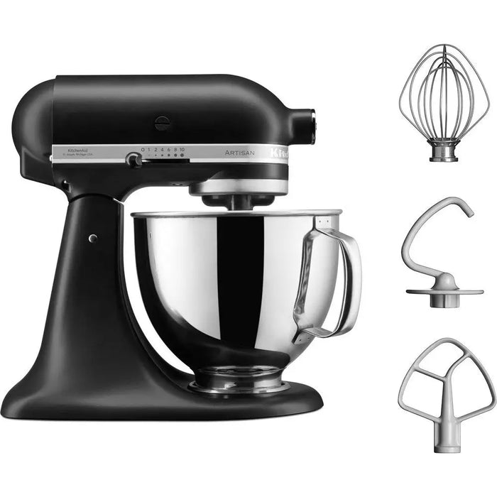 KitchenAid 5KSM125EBM кухненски робот 300 W 4.8 L Черен