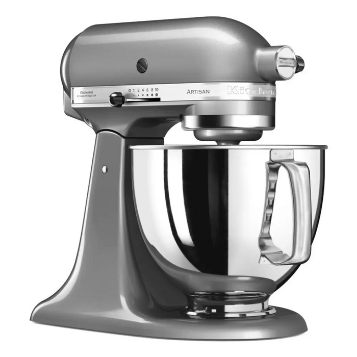 KitchenAid 5KSM125ECU Стационарен миксер 300 W Сребърен