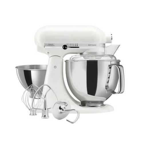 KitchenAid Artisian Кухненски Робот 4.8, 300W, 10 Скорости, Porcelain White EU 5KSM175PSEPL