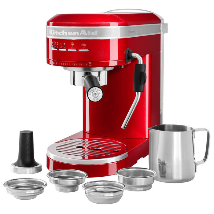 Кафемашина KITCHENAID ARTISAN 5KES6503ECA 1400.00 ml, 15.00 bar, ЧЕРВЕН