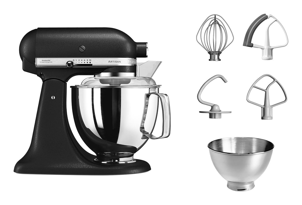 KitchenAid 5KSM175PSEBK Кухненски робот Artisan 300 W 4.8 L Черен