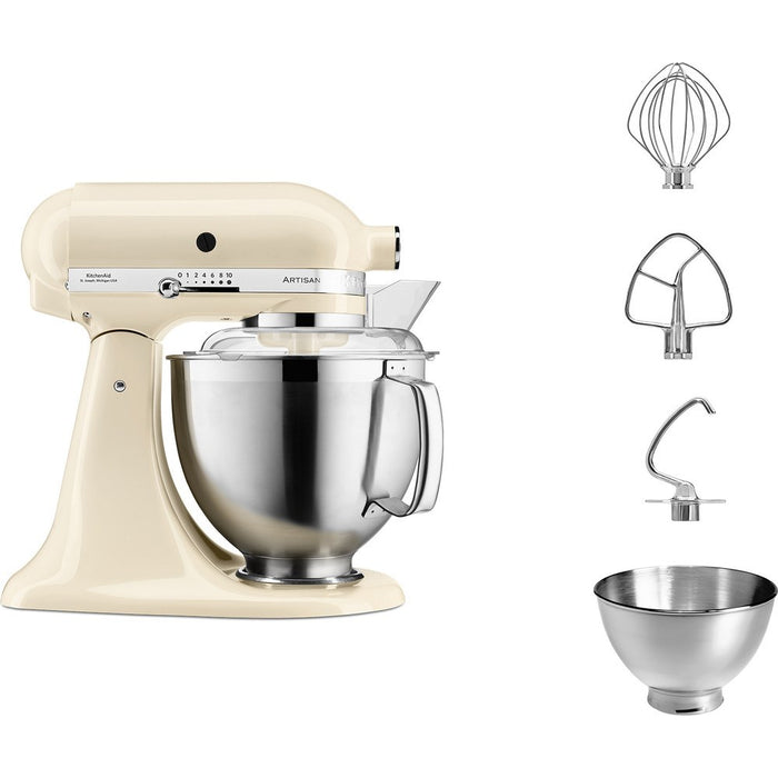 Кухненски робот KitchenAid 5KSM185PSEAC Cream 4.8 л 300 W