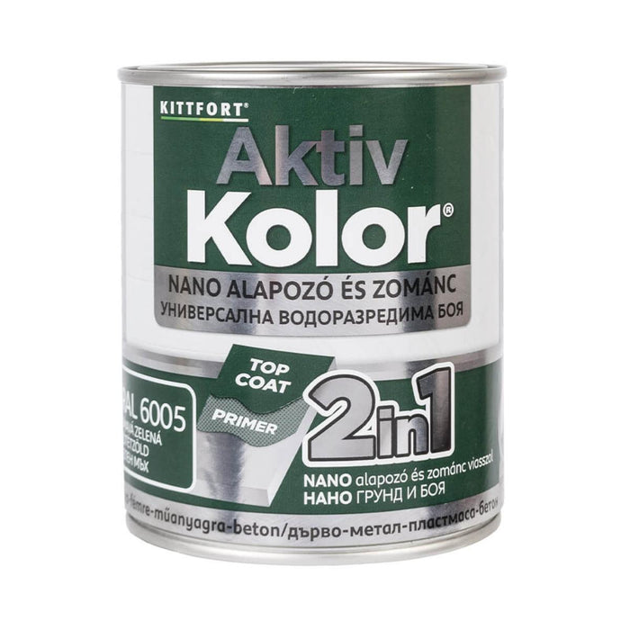 БОЯ 2В1 AKTIV COLOR RAL6005 ЗЕЛЕН МЪХ