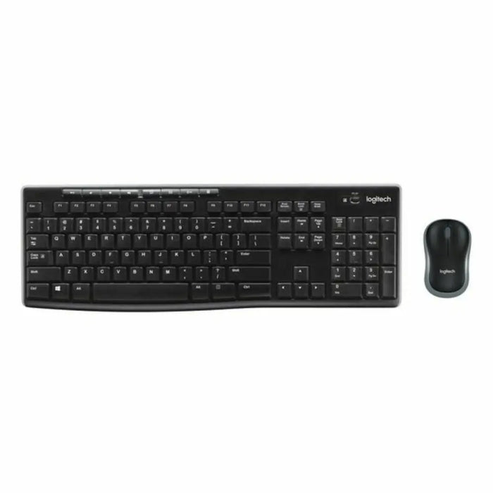 Kлаиатура с безжична мишка Logitech 920-004513 Черен