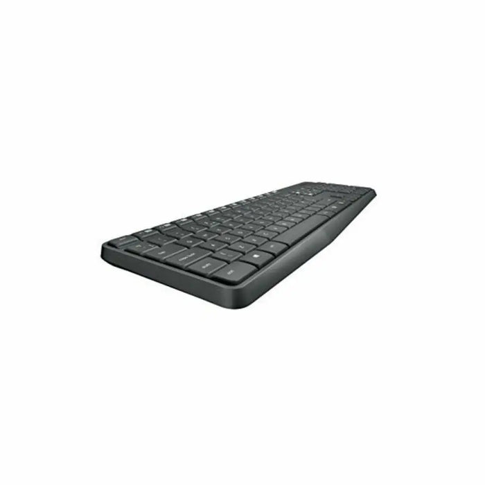 Kлаиатура с безжична мишка Logitech 920-007919 Черен Сив