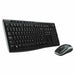 Kлаиатура с безжична мишка Logitech 920-004513 Черен