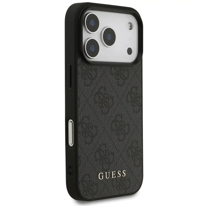 Класически калъф Guess 4G за iPhone 17 Pro - черен