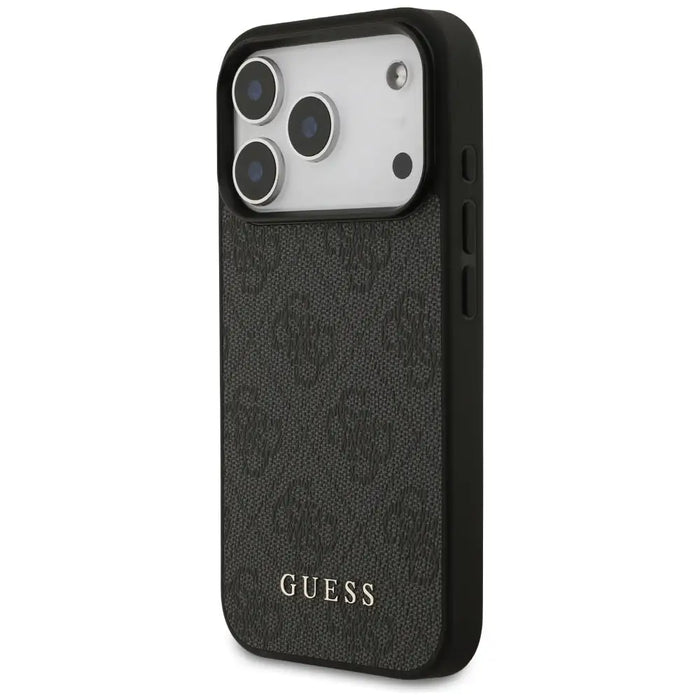Класически калъф Guess 4G за iPhone 17 Pro - черен